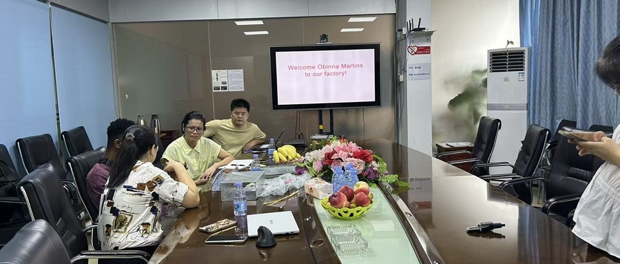 尼日利亚客户考察镒辰工厂：电缆桥架海外合作新进展